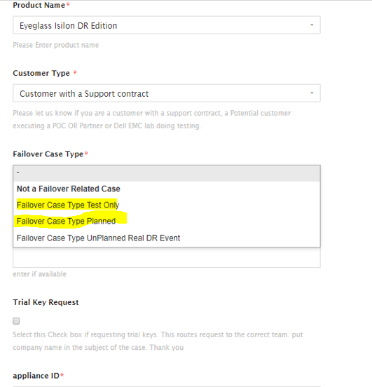 Failover Process and Customer Role